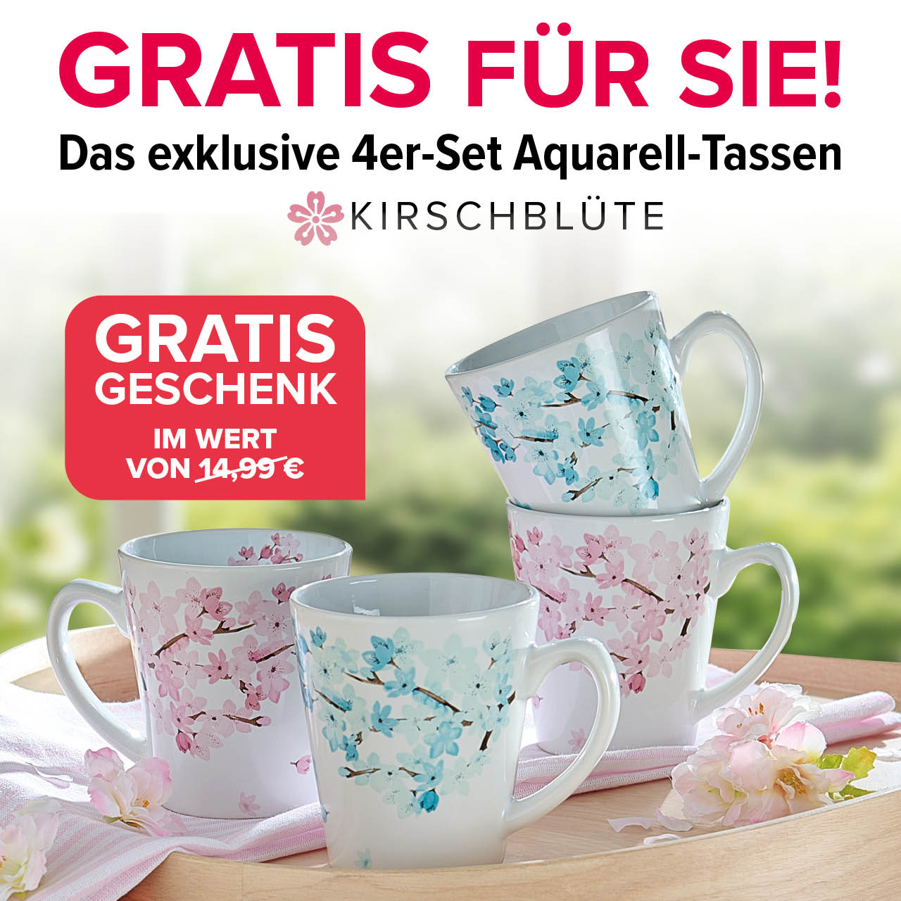 Gratis Tassen-Set