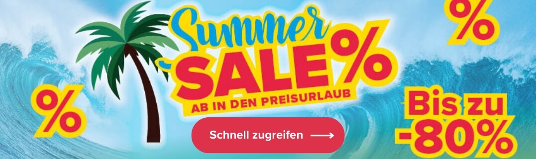 Summer Sale - Ab in den Preisurlaub