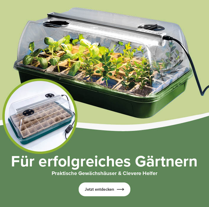 Praktische Gewächshäuser & Clevere Helfer