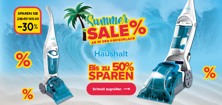 Sparen Sie bis zu 50% auf Haushaltsartikel