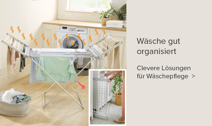 Clevere Lösungen für Wäschepflege