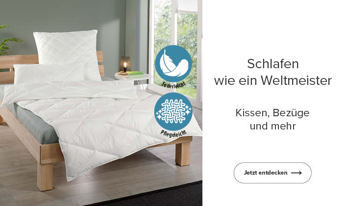 Kissen, Bezüge und mehr