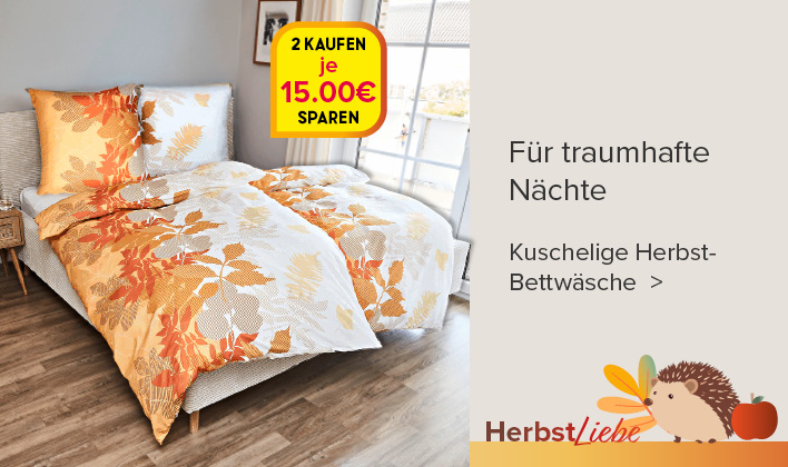 Kuschelige Herbst-Bettwäsche