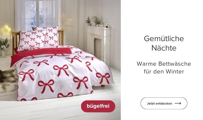 Warme Bettwäsche für den Winter