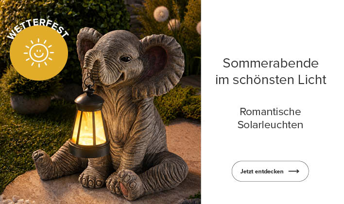 Romantische Abende mit Solarleuchten