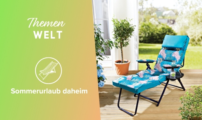 Themenwelt: Sommerurlaub daheim