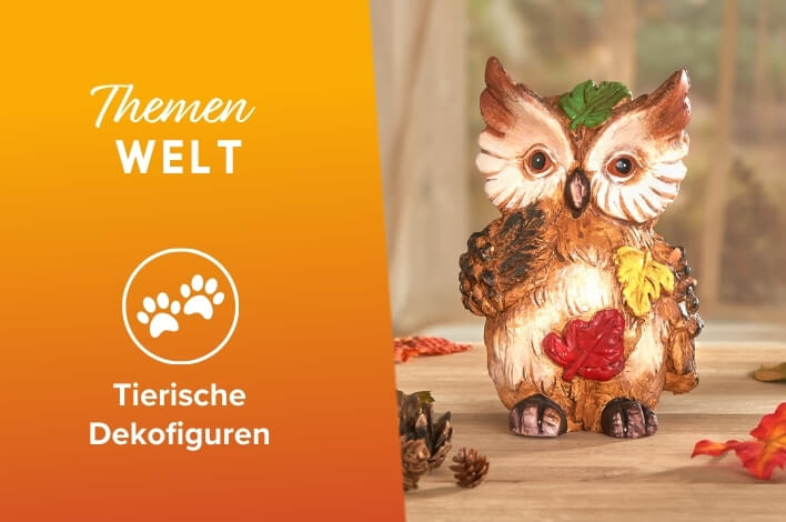 Themenwelt Tierische Dekofiguren